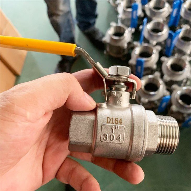 2 Pc Stainless Steel Ball Valve
